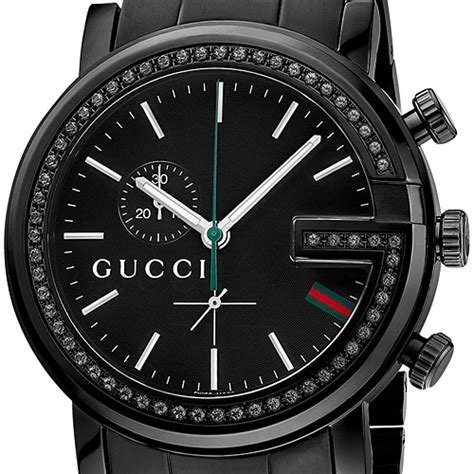 gucci watch black diamonds